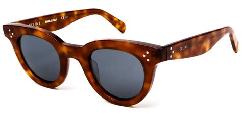 Celine CL41375/S Anna TEN/G8 Sunglasses in Tortoiseshell 